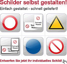 Schilder selbst gestalten - mit dem Schildergestalter von HEIN! Baustellenschilder zum ausdrucken kostenlos
Baustellenschilder zum ausdrucken kostenlos
Schilder selbst gestalten - mit dem Schildergestalter von HEIN!